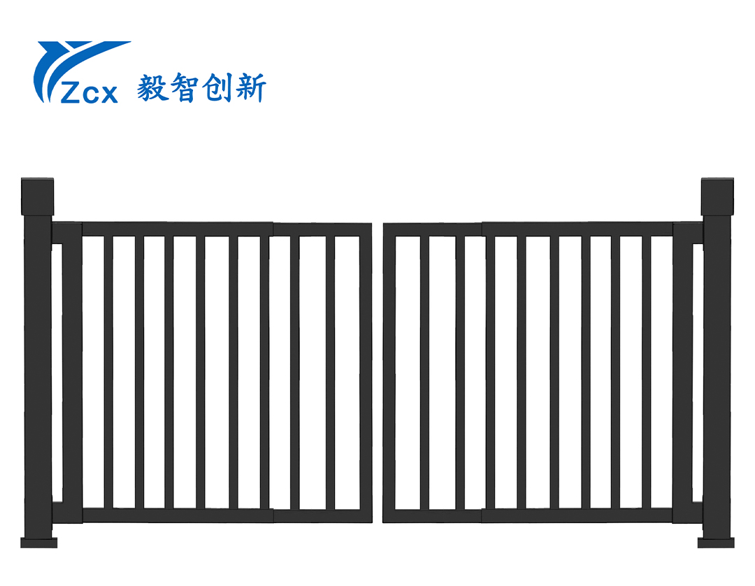 电动对开栅栏门