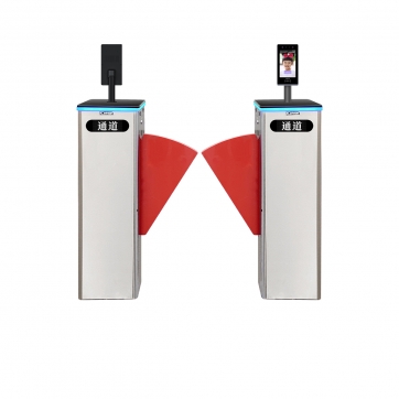 立式翼闸【人脸识别进+人脸识别出】