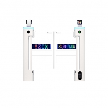 立式摆闸【人脸识别进+人脸识别出】